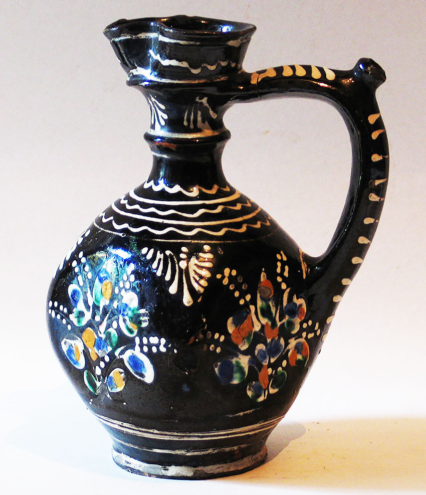 Корчага. Глина, ангоби, полива, формування, розпис. Поч. 20 ст. Ужгород